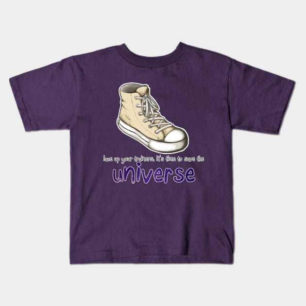 lace up your trainers Kids T-Shirt by kiokushitaka